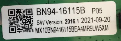 KIT DE TARJETAS PARA TV SAMSUNG NUM DE PARTE UN43TU7000F / MAIN BN94-16115B / BN41-02751C / BN94-16115B / BN94-17444G / BN41-02751C-000 / FUENTE BN4401053A / L43S6_TDY / BN44-01053A / PANEL CY-BT043HGCV1H / DISPLAY PT430GT01-1 / MODELO UN43TU7000FXZA AD18 - Imagen 4
